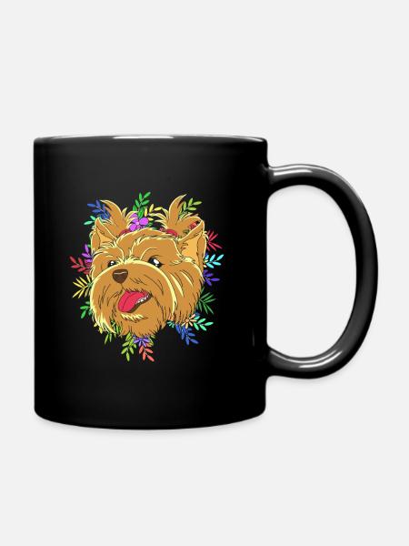 Yorkshire Terrier - Tasse einfarbig - Schwarz