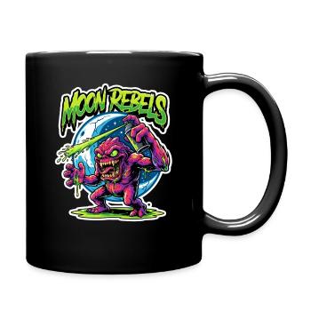  Moon Rebels Alien Monster Horror Halloween - Tasse einfarbig - Schwarz - Rechts