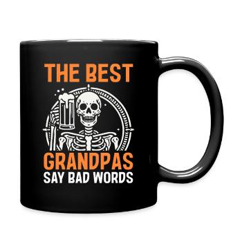 Grandfather Papaw Pop Gramps Granddad Grandpa - Tasse einfarbig - Schwarz - Rechts