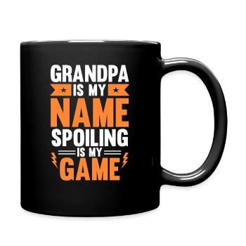 Grandfather Papaw Pop Gramps Granddad Grandpa - Tasse einfarbig - Schwarz - Rechts