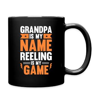 Grandfather Papaw Pop Gramps Granddad Grandpa - Tasse einfarbig - Schwarz - Rechts