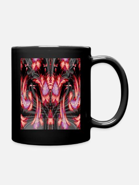 Tor zur creativen Feuerwelt - Tasse einfarbig - Schwarz