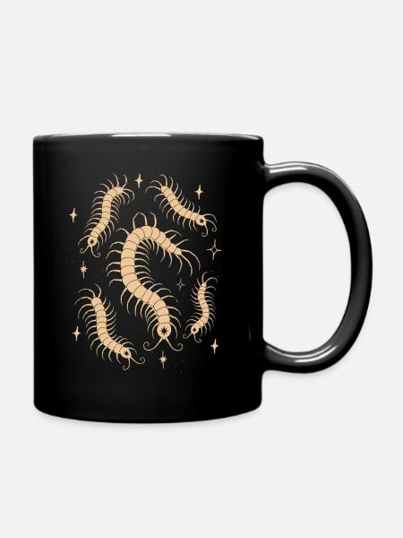 Magische Tausendfüßler Celestial - Tasse einfarbig - Schwarz