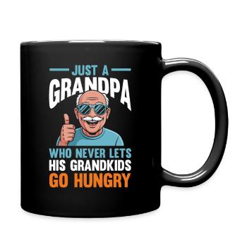 Grandfather Papaw Pop Gramps Granddad Grandpa - Tasse einfarbig - Schwarz - Rechts