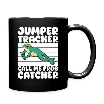 Frog Catcher Jumper Tracker Call Me Catcher Frog - Tasse einfarbig - Schwarz - Rechts