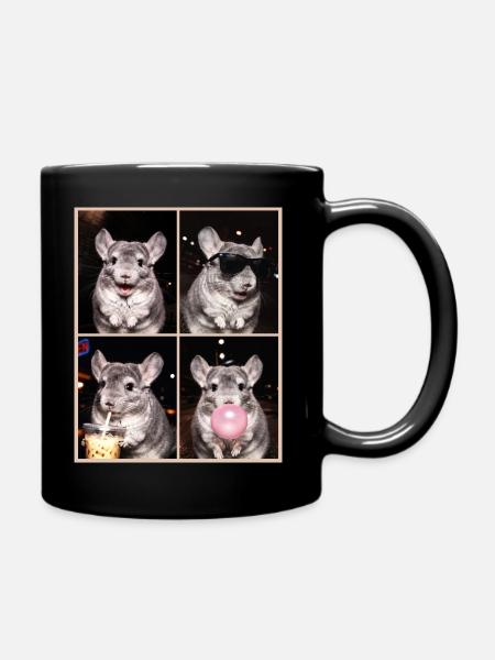 Chinchillas Chinchilla - Tasse einfarbig - Schwarz