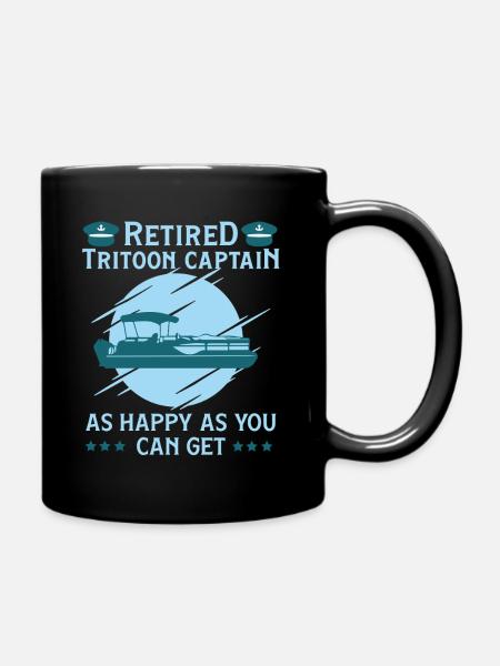 Tritoon-liebhaber, Pension,bootskapitän-liebhaber - Tasse einfarbig - Schwarz