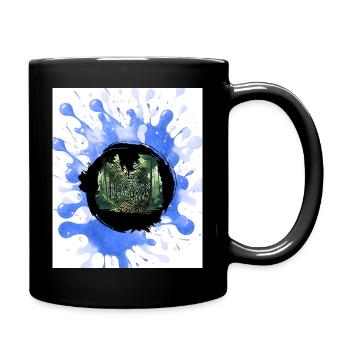 Leben-_Natur_-4500_x_5400- - Tasse einfarbig - Schwarz - Rechts
