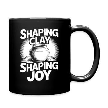 Pottery Artists Shaping Joy Pottery - Tasse einfarbig - Schwarz - Rechts