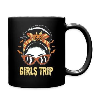 Girls Trip Halloween Kostüm Halloween-Party Hexen - Tasse einfarbig - Schwarz - Rechts