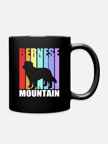 Berner Sennenhund - Tasse einfarbig - Schwarz