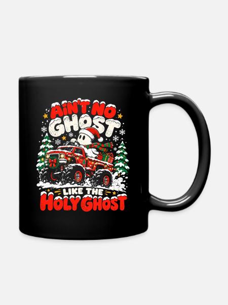 Holy Ghost Truck Christmas Design - Tasse einfarbig - Schwarz