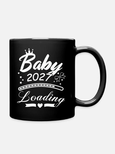 Baby 2027 Loading Logo Tee - Tasse einfarbig - Schwarz