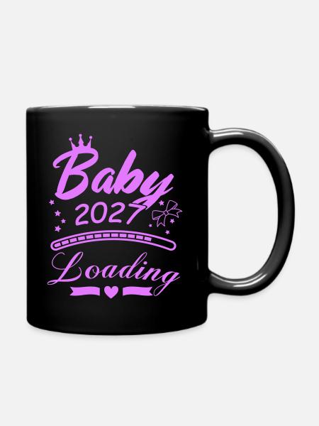 Baby 2027 Loading - Tasse einfarbig - Schwarz