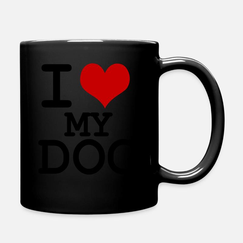 i love my doc - Full Colour Mug - black