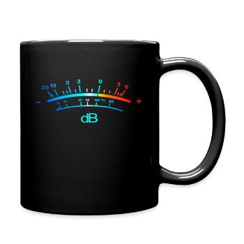 VU meter colorful - Full Colour Mug - black - Right