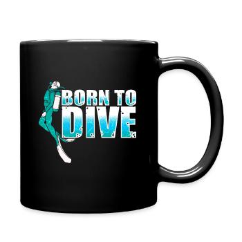 Plongeurs plongeurs - Mug uni - noir - Droite