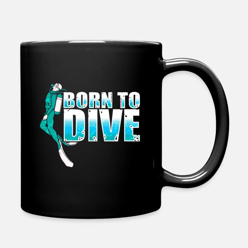 Plongeurs plongeurs - Mug uni - noir