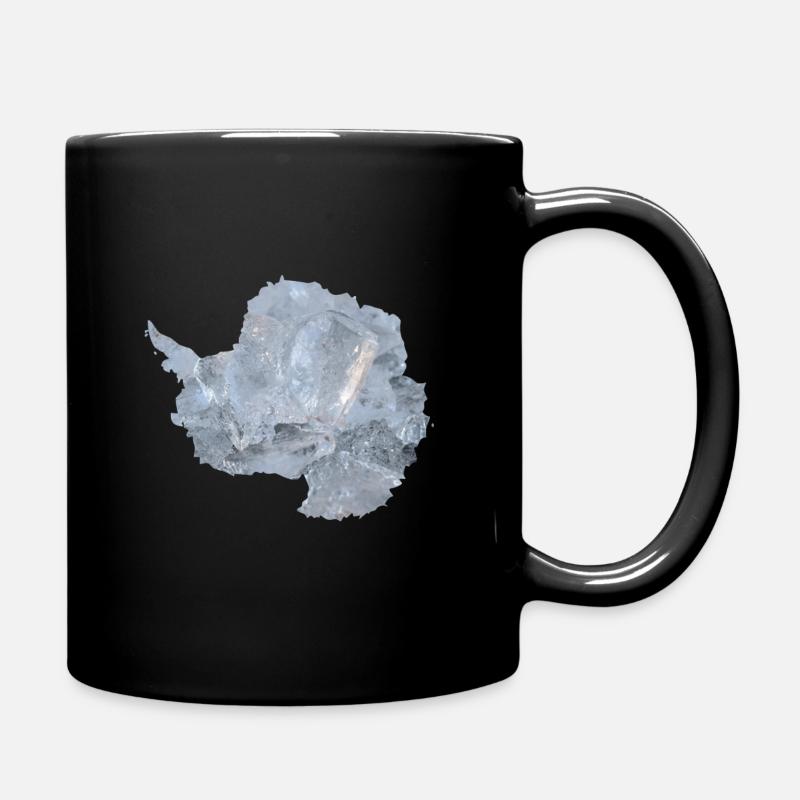 Antarktis - Tasse einfarbig - Schwarz