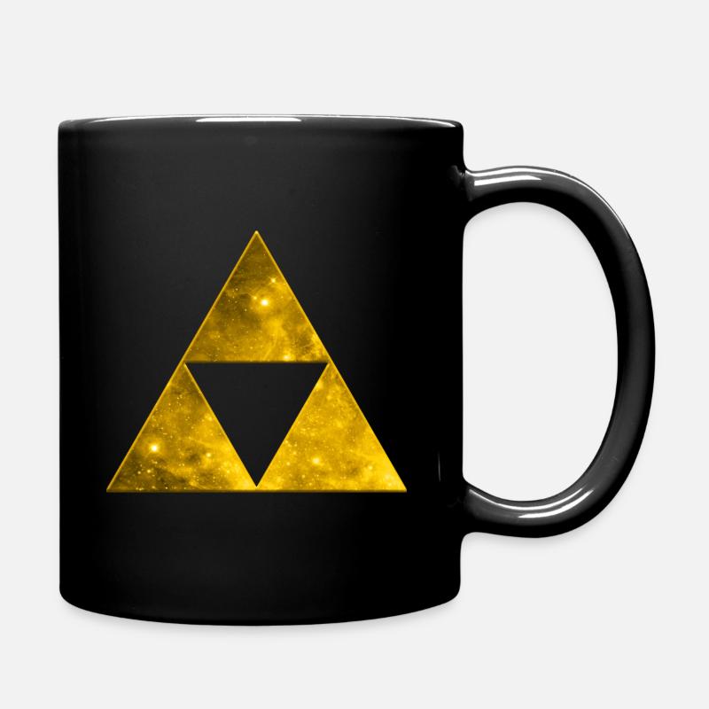 Space Triangle, Mathematics, Universe, Triforce, - Mug uni - noir