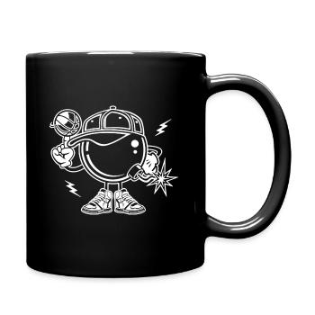 Basketball Bomb T shirts - Full Colour Mug - black - Right