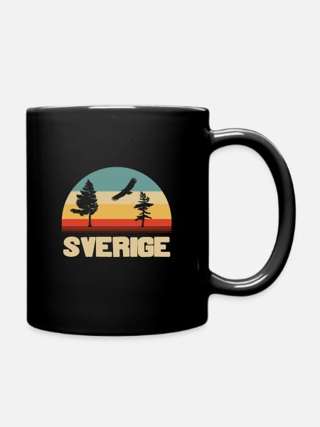 la suède - Mug uni - noir