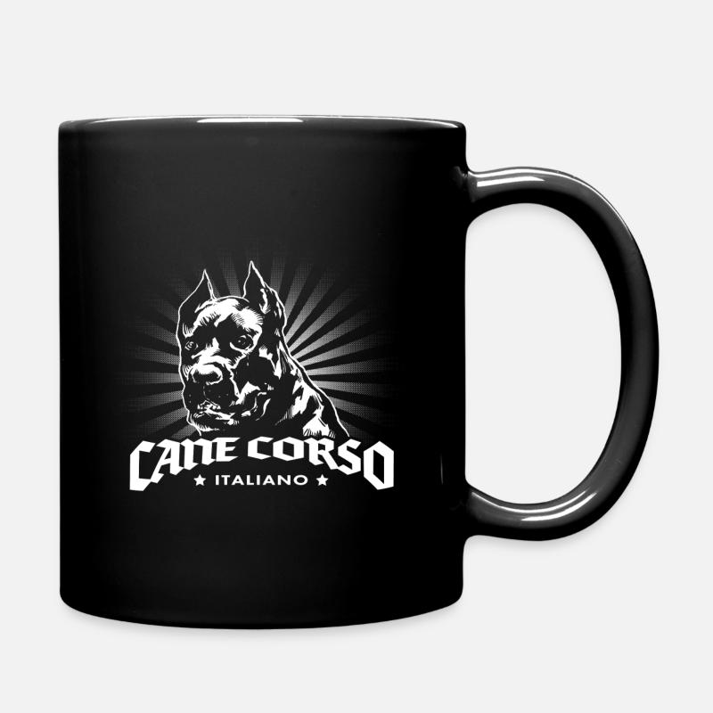 Cane Corso - Tasse einfarbig - Schwarz
