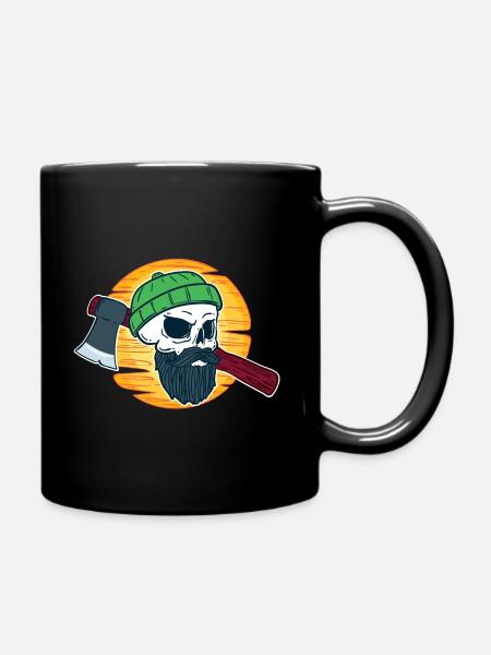 Coupeur de bois de déchiqueteuse de bûcheron bûcheron - Mug uni - noir