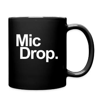 MIC DROP - Full Colour Mug - black - Right