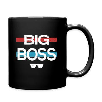 Boss Chef Chefin Vorgesetzter - Tasse einfarbig - Schwarz - Rechts