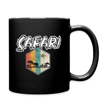 Animaux Wilderness Safari Africa Travel Gift - Mug uni - noir - Droite