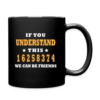 8 Cylinder Ignition In-line Engine Mechanic Car V8 - Full Colour Mug - black - Right