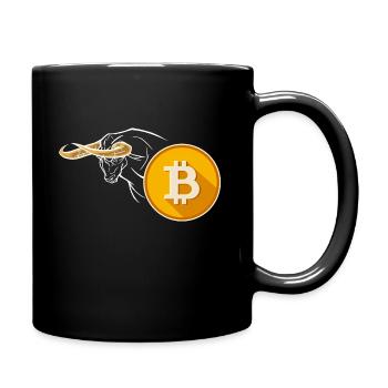 Bitcoin Bulle - ONE - Cryptomonnaie Fandesign - Mug uni - noir - Droite