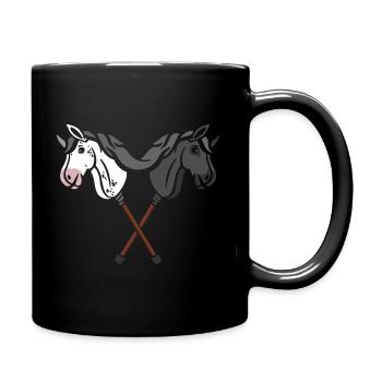 hobby horsing cheval de loisir cheval de loisir - Mug uni - noir - Droite