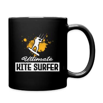 Kiting Kitesurfing Surf Kite Surfer Kite Surfing - Tasse einfarbig - Schwarz - Rechts