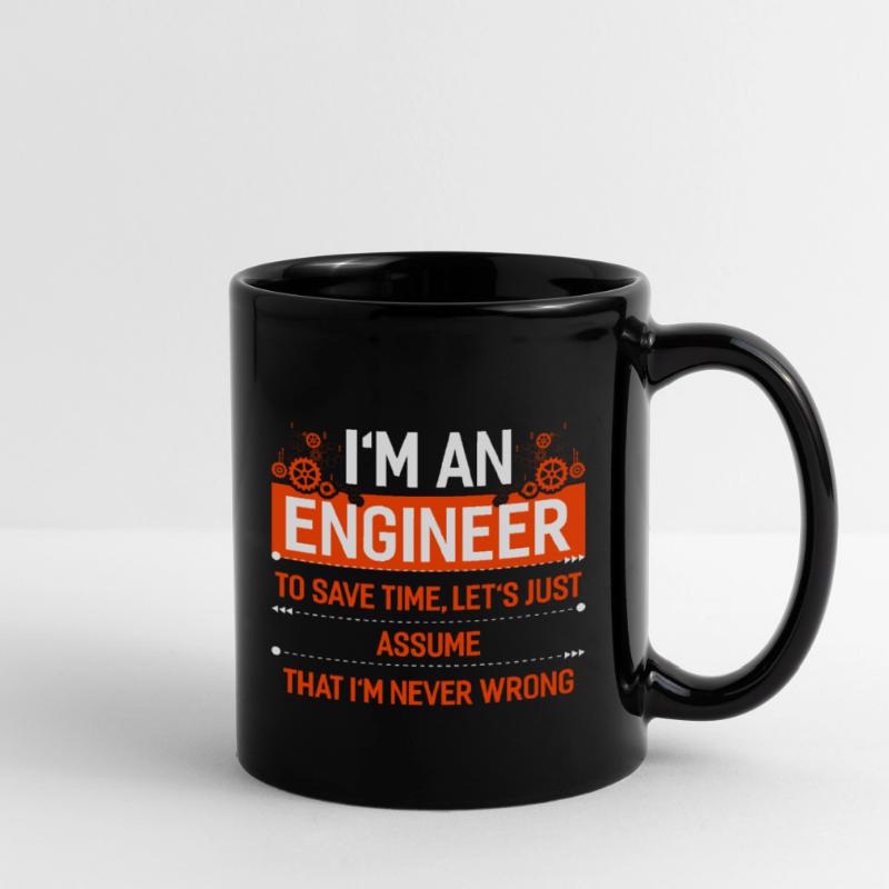 Engineer mechanical engineering electrical engineering gift Full Colour Mug