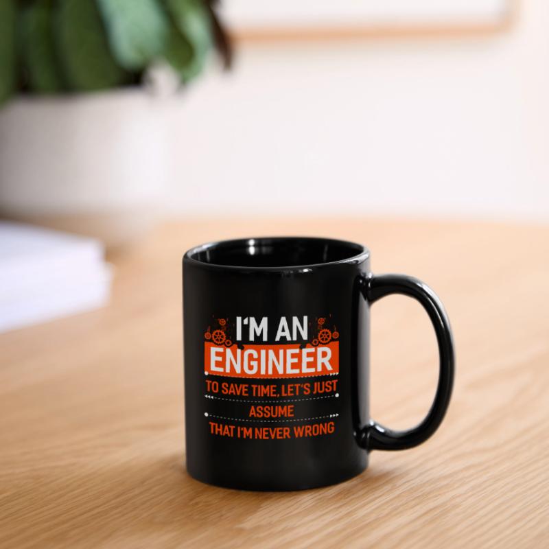 Engineer mechanical engineering electrical engineering gift Full Colour Mug