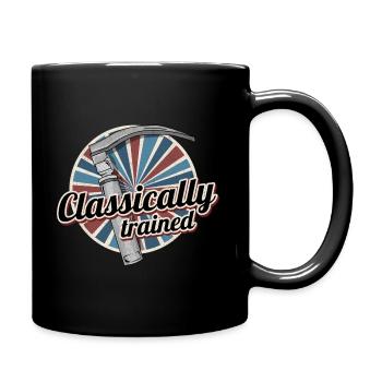 Classically Trained Laryngoscope Retro Nurse - Mug uni - noir - Droite
