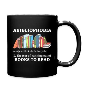 Abibliophobia Definition I - Livres - Mug uni - noir - Droite