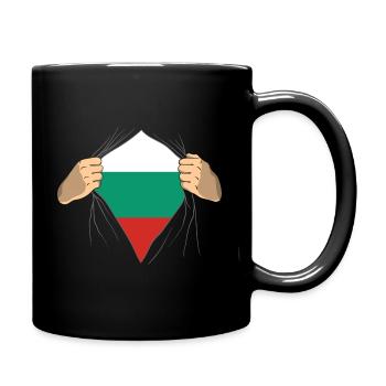 Bulgarien - Tasse einfarbig - Schwarz - Rechts
