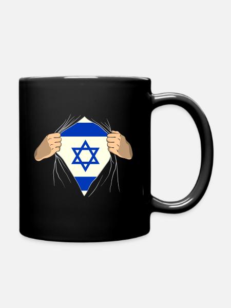 Israel - Tasse einfarbig - Schwarz