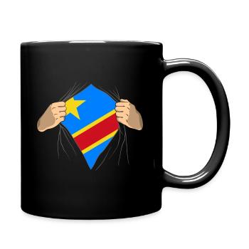 Kongo - Tasse einfarbig - Schwarz - Rechts