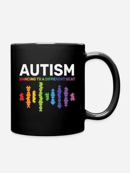 Autism - Tasse einfarbig - Schwarz
