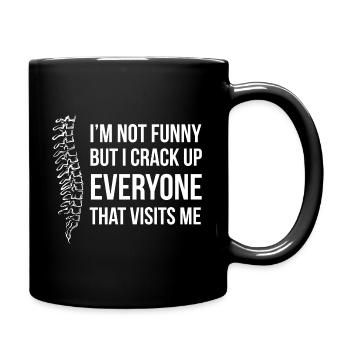 Physiotherapist Chiropractor Physiotherapy - Full Colour Mug - black - Right
