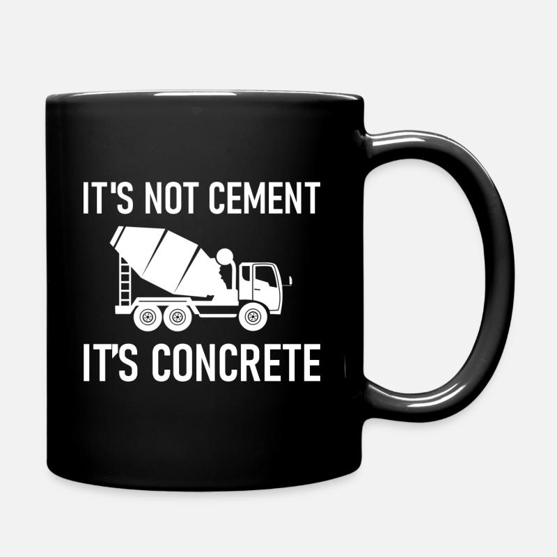It’s Not Cement, It’s Concrete - Mug uni - noir