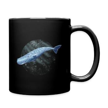 sperm whale1 - Full Colour Mug - black - Right