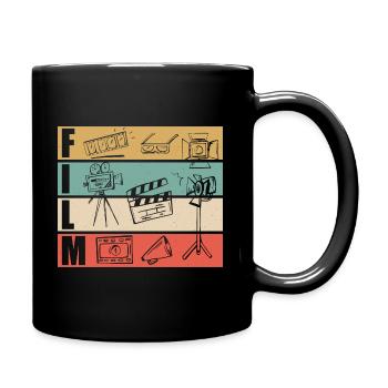 Filmemacher Film Regisseur - Tasse einfarbig - Schwarz - Rechts