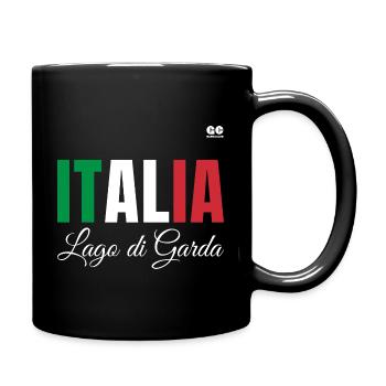 Couleurs italiennes - Mug uni - noir - Droite