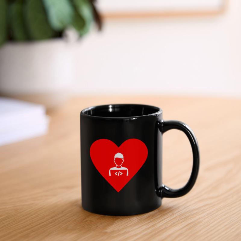 Verliebt in Software Developer, Softwareentwickler Tasse einfarbig