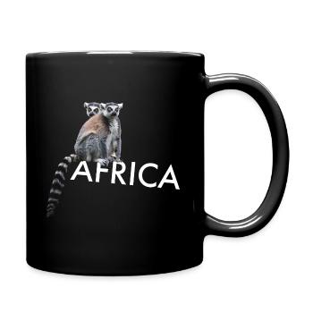Lémurien Singe Afrique - Mug uni - noir - Droite